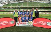 31 May 2017; The Boyerstown NS team, Co Meath, with their medals following the SPAR FAI Primary School 5s National Finals at Aviva Stadium, in Lansdowne Rd, Dublin 4. Photo by Sam Barnes/Sportsfile