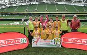 31 May 2017; The St Joseph's NS team, Co Monaghan, with their medals following the SPAR FAI Primary School 5s National Finals at Aviva Stadium, in Lansdowne Rd, Dublin 4. Photo by Sam Barnes/Sportsfile