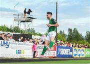 2 June 2017; Sean Maguire of Cork City celebrates after scoring his side's first goal of the game during the SSE Airtricity League Premier Division match between Dundalk and Cork City at Oriel Park in Dundalk, Co. Louth. Photo by Ramsey Cardy/Sportsfile