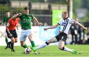 2 June 2017; Gearóid Morrissey of Cork City is tackled by Chris Shields of Dundalk during the SSE Airtricity League Premier Division match between Dundalk and Cork City at Oriel Park in Dundalk, Co. Louth. Photo by Ramsey Cardy/Sportsfile