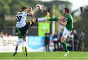 2 June 2017; Gearóid Morrissey of Cork City in action against Robbie Benson of Dundalk during the SSE Airtricity League Premier Division match between Dundalk and Cork City at Oriel Park in Dundalk, Co. Louth. Photo by Ramsey Cardy/Sportsfile