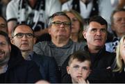 2 June 2017; Republic of Ireland manager Martin O'Neill, left, and assistant Roy Keane in attendance during the SSE Airtricity League Premier Division match between Dundalk and Cork City at Oriel Park in Dundalk, Co. Louth. Photo by Ramsey Cardy/Sportsfile