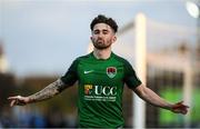 2 June 2017; Sean Maguire of Cork City celebrates after scoring his side's third goal of the game during the SSE Airtricity League Premier Division match between Dundalk and Cork City at Oriel Park in Dundalk, Co. Louth. Photo by Ramsey Cardy/Sportsfile