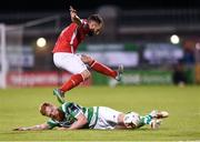 2 June 2017; Ryan Connolly of Shamrock Rovers in action against Christy Fagan of St Patrick's Athletic during the SSE Airtricity League Premier Division match between Shamrock Rovers and St Patrick's Athletic at Tallaght Stadium in Tallaght, Co. Dublin. Photo by Matt Browne/Sportsfile