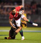 3 June 2017; Ben Te'o of the British & Irish Lions and Dwayne Sweeney of the New Zealand Provincial Barbarians during the match between the New Zealand Provincial Barbarians and the British & Irish Lions at Toll Stadium in Whangarei, New Zealand. Photo by Stephen McCarthy/Sportsfile