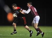 4 January 2012; Danny Geraghty, Sligo IT, in action against Cathal Kenny, Galway. FBD Insurance League, Section A, Round 1, Sligo IT v Galway, Connacht GAA Centre of Excellence, Ballyhaunis, Co. Mayo. Picture credit: David Maher / SPORTSFILE