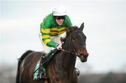 27 December 2011; The Way We Were, with Tony McCoy up, on their way to winning the paddypower.com Android App Maiden Hurdle. Leopardstown Christmas Racing Festival 2011, Leopardstown Racecourse, Leopardstown, Dublin. Picture credit: Barry Cregg / SPORTSFILE