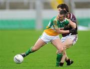 8 January 2012; Ken Casey, Offaly, in action against Callum McCormack, Westmeath. Bord Na Mona O'Byrne Cup, First Round, Offaly v Westmeath, O'Connor Park, Tullamore, Co. Offaly. Picture credit: Pat Murphy / SPORTSFILE