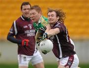 8 January 2012; Alan Mulhall, Offaly, in action against Kieran Sheridan, Westmeath. Bord Na Mona O'Byrne Cup, First Round, Offaly v Westmeath, O'Connor Park, Tullamore, Co. Offaly. Picture credit: Pat Murphy / SPORTSFILE