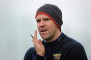 8 January 2012; Wexford manager Jason Ryan issues instructions to his players during the game. Bord Na Mona O'Byrne Cup, First Round, Meath v Wexford, Pairc Tailteann, Navan, Co. Meath. Picture credit: Brendan Moran / SPORTSFILE