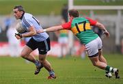 8 January 2012; Paul Brogan, Dublin, in action against Gary Nolan, Carlow. Bord Na Mona O'Byrne Cup, First Round, Carlow v Dublin, Dr. Cullen Park, Carlow. Picture credit: Stephen McCarthy / SPORTSFILE