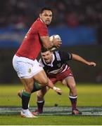 3 June 2017; Ben Te'o of the British & Irish Lions in action against Bryn Gatland of the New Zealand Provincial Barbarians during the match between the New Zealand Provincial Barbarians and the British & Irish Lions at Toll Stadium in Whangarei, New Zealand. Photo by Stephen McCarthy/Sportsfile