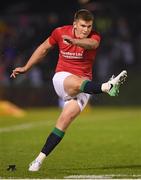 3 June 2017; Owen Farrell of the British & Irish Lions kicks a conversion during the match between the New Zealand Provincial Barbarians and the British & Irish Lions at Toll Stadium in Whangarei, New Zealand. Photo by Stephen McCarthy/Sportsfile