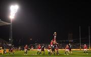 3 June 2017; Keepa Mewett of the New Zealand Provincial Barbarians takes possession in a lineout during the match between the New Zealand Provincial Barbarians and the British & Irish Lions at Toll Stadium in Whangarei, New Zealand. Photo by Stephen McCarthy/Sportsfile