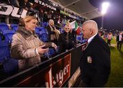 3 June 2017; British & Irish Lions head coach Warren Gatland and his wife Trudi following the match between the New Zealand Provincial Barbarians and the British & Irish Lions at Toll Stadium in Whangarei, New Zealand. Photo by Stephen McCarthy/Sportsfile