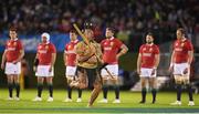 3 June 2017; A warrior forms a challenge prior to the match between the New Zealand Provincial Barbarians and the British & Irish Lions at Toll Stadium in Whangarei, New Zealand. Photo by Stephen McCarthy/Sportsfile