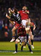 3 June 2017; Joe Webber of the New Zealand Provincial Barbarians in action against Taulupe Faletau of the British & Irish Lions during the match between the New Zealand Provincial Barbarians and the British & Irish Lions at Toll Stadium in Whangarei, New Zealand. Photo by Stephen McCarthy/Sportsfile