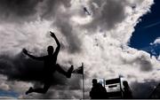 3 June 2017; A general view of the Boy's Long Jump during the Irish Life Health All Ireland Schools Track & Field Championships 2017 at Tullamore Harrier Stadium, in Co. Offaly. Photo by Sam Barnes/Sportsfile