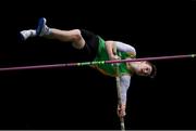 3 June 2017;Matthew Ó' Coilanáil of GC Ceatharlach, Co Carlow, on his way to winning the Intermediate Men's Pole Vault during the Irish Life Health All Ireland Schools Track & Field Championships 2017 at Tullamore Harrier Stadium, in Co. Offaly. Photo by Sam Barnes/Sportsfile