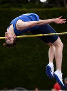 3 June 2017; Joseph Mcevoy, St Annes CC, Co Clare, on his way to winning the Intermediate Boy's High Jump during the Irish Life Health All Ireland Schools Track & Field Championships 2017 at Tullamore Harrier Stadium, in Co. Offaly. Photo by Sam Barnes/Sportsfile