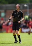 4 June 2017; Referee Martin Conroy from Tyrone during the Ulster GAA Football Minor Championship Quarter-Final match between Down and Armagh at Páirc Esler, in Newry. Photo by Philip Fitzpatrick/Sportsfile