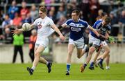 4 June 2017; Daniel Flynn of Kildare in action against Paul Kingston of Laois during the Leinster GAA Football Senior Championship Quarter-Final match between Laois and Kildare at O'Connor Park, in Tullamore, Co. Offaly.   Photo by Piaras Ó Mídheach/Sportsfile