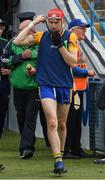4 June 2017; David Fitzgerald of Clare returns to the field after receiving attention to a small cut in the warm up before the Munster GAA Hurling Senior Championship Semi-Final match between Limerick and Clare at Semple Stadium, in Thurles, Co. Tipperary. Photo by Ray McManus/Sportsfile
