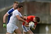 4 June 2017; Graham Brody of Laois in action against Eamonn Callaghan of Kildare during the Leinster GAA Football Senior Championship Quarter-Final match between Laois and Kildare at O'Connor Park, in Tullamore, Co. Offaly.   Photo by Piaras Ó Mídheach/Sportsfile