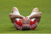 4 June 2017; James Stewart of Louth after the final whistle at the Leinster GAA Football Senior Championship Quarter-Final match between Meath and Louth at Parnell Park, in Dublin. Photo by Matt Browne/Sportsfile