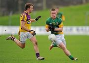 8 January 2012; Alan Forde, Meath, in action against Niall Murphy, Wexford. Bord Na Mona O'Byrne Cup, First Round, Meath v Wexford, Pairc Tailteann, Navan, Co. Meath. Picture credit: Brendan Moran / SPORTSFILE