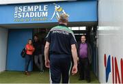 4 June 2017; Limerick manager John Kiely leaves the pitch after the Munster GAA Hurling Senior Championship Semi-Final between Limerick and Clare at Semple Stadium in Thurles, Co. Tipperary. Photo by Diarmuid Greene/Sportsfile