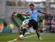 4 May 2017; Jonathan Urretaviscaya of Uruguay in action against Stephen Ward of Republic of Ireland during the international friendly match between Republic of Ireland and Uruguay at the Aviva Stadium in Dublin Photo by Eóin Noonan/Sportsfile
