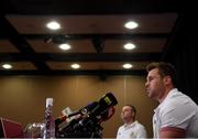 5 June 2017; CJ Stander of the British and Irish Lions during a press conference at the Pullman Hotel in Auckland, New Zealand. Photo by Stephen McCarthy/Sportsfile