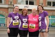 5 June 2017; Members of the VHI International Finance team from Dublin pictured ahead of the 2017 Vhi Women’s Mini Marathon. The event saw nearly 33,000 participants take to the streets of Dublin to run, walk and jog the 10km route, raising much needed funds for hundreds of charities around the country. At Vhi Offices, in Abbey Street, Dublin. Photo by Seb Daly/Sportsfile