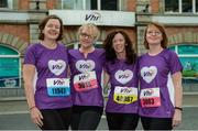 5 June 2017; Members of the Vhi IT team from Dublin pictured ahead of the 2017 Vhi Women’s Mini Marathon. The event saw nearly 33,000 participants take to the streets of Dublin to run, walk and jog the 10km route, raising much needed funds for hundreds of charities around the country. At Vhi Offices, in Abbey Street, Dublin. Photo by Seb Daly/Sportsfile