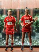 5 June 2017; Pictured at New Ireland Assurance’s launch of the 2017 Cork Camogie championship season is Cork stars Rena Buckley, left, and Ashling Thompson. Photo by Ramsey Cardy/Sportsfile