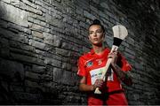 5 June 2017; Pictured at New Ireland Assurance’s launch of the 2017 Cork Camogie championship season is Cork star Ashling Thompson. Photo by Ramsey Cardy/Sportsfile