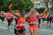 5 June 2017; Runners in action during the VHI Women’s Mini Marathon 2017. Nearly 33,000 participants took to the streets of Dublin to run, walk and jog the 10km route, raising much needed funds for hundreds of charities around the country. For further information please log on to www.vhiwomensminimarathon.ie Photo by Eóin Noonan/Sportsfile