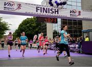 5 June 2017; A general view of the finish line during the Vhi Women’s Mini Marathon 2017. Nearly 33,000 participants took to the streets of Dublin to run, walk and jog the 10km route, raising much needed funds for hundreds of charities around the country. For further information please log on to www.vhiwomensminimarathon.ie  Photo by Sam Barnes/Sportsfile