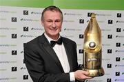 13 January 2012; Northern Ireland manager Michael O'Neill, winner of the  Airtricity SWAI Personailty of the Year Award for 2011, at the Airtricity / SWAI Personality of the Year Awards Banquet 2011. The Conrad Hotel, Dublin. Picture credit: David Maher / SPORTSFILE