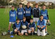 14 January 2012; Dublin's Paul Flynn with his team, back row, from left: Liam Barry, Evan Gilvarry, Conor Boylan and Lucas O'Sullivan. Front row, from left: Conor Richardson, Cameron de Ditto, Pauric Heaney, and Gerrard Kennedy during the inaugural AIB GAA Skills Challenge Day in Na Piarsaigh GAA club. AIB, proud sponsors of the GAA Club Championships, joined up with the Limerick Senior Hurling Champions to celebrate the club’s county and provincial successes and acknowledge the role which the club plays in the community by supporting them in hosting the first ever AIB GAA Skills Challenge Day. Na Piarsaigh GAA, Limerick. Picture credit: Pat Murphy / SPORTSFILE