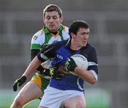 15 January 2012; Stephen Jordan, Cavan, in action against Christy Toye, Donegal. Power NI Dr. McKenna Cup - Section C, Cavan v Donegal, Kingspan Breffni Park, Cavan. Picture credit: Brian Lawless / SPORTSFILE