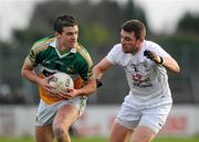 15 January 2012; Niall Smith, Offaly, in action against Daryl Flynn, Kildare. Bord na Mona O'Byrne Cup, Quarter-Final, Kildare v Offaly, St Conleth's Park, Newbridge, Co. Kildare. Picture credit: Dáire Brennan / SPORTSFILE