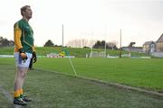 15 January 2012; Graham Geraghty, Meath selector and player, prepares to come on as a substitute during the second half of the game. Bord na Mona O'Byrne Cup, Quarter-Final, Meath v Louth, Pairc Tailteann, Navan, Co. Meath. Picture credit: David Maher / SPORTSFILE