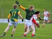 15 January 2012; Adrain Reid, Louth, in action against Graham Geraghty, Meath. Bord na Mona O'Byrne Cup, Quarter-Final, Meath v Louth, Pairc Tailteann, Navan, Co. Meath. Picture credit: David Maher / SPORTSFILE