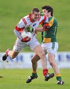 15 January 2012; Dessie Finnegan, Louth, in action against Paddy Gilsenan, Meath. Bord na Mona O'Byrne Cup, Quarter-Final, Meath v Louth, Pairc Tailteann, Navan, Co. Meath. Picture credit: David Maher / SPORTSFILE