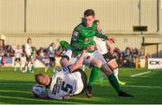 2 June 2017; John Dunleavy of Cork City in action against Chris Shields of Dundalk during the SSE Airtricity League Premier Division match between Dundalk and Cork City at Oriel Park in Dundalk, Co. Louth. Photo by Ramsey Cardy/Sportsfile