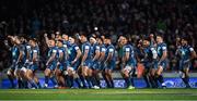 7 June 2017; The Blues perform a 'Haka' prior to the match between Auckland Blues and the British & Irish Lions at Eden Park in Auckland, New Zealand. Photo by Stephen McCarthy/Sportsfile
