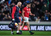 7 June 2017; Rhys Webb of the British & Irish Lions leaves the pitch with British and Irish Lions head of medical Eanna Falvey during the match between Auckland Blues and the British & Irish Lions at Eden Park in Auckland, New Zealand. Photo by Stephen McCarthy/Sportsfile