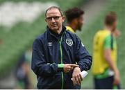 7 June 2017; Republic of Ireland manager Martin O'Neill during squad training at the Aviva Stadium in Dublin. Photo by David Maher/Sportsfile